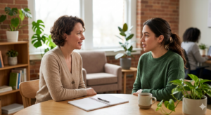 consulta medica orientacion mujer apoyo profesional