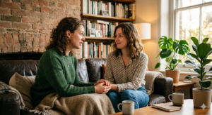 apoyo emocional mujer acompanamiento confianza decision